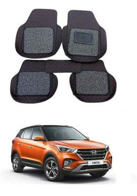 arneja trading company Leatherite 7D Mat For  Hyundai Creta(Black)