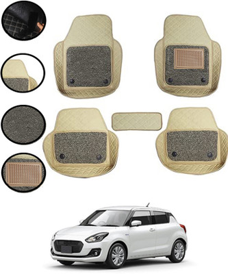 MATIES Leatherite 7D Mat For  Maruti Suzuki Swift(Beige)