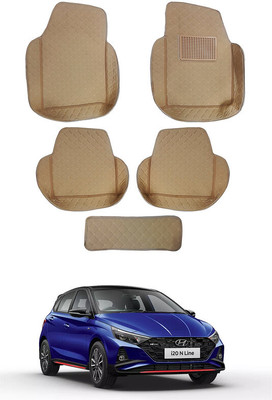 RKPSP Leatherite 7D Mat For  Hyundai Universal For Car(Beige)