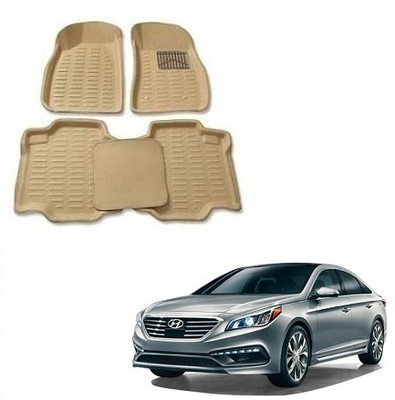 SLSHILPA Plastic 3D Mat For  Hyundai Sonata(Beige)