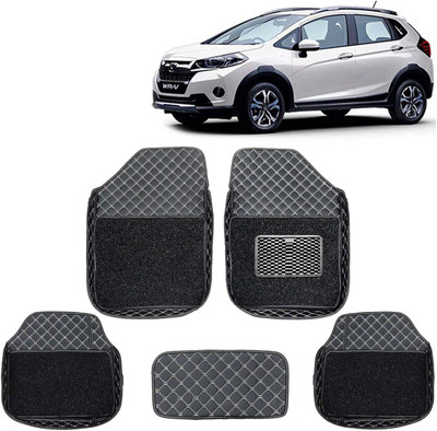 Kingsway Leatherite 7D Mat For  Honda WRV(Black)