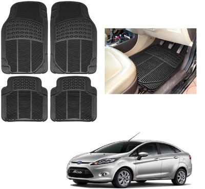 ROSHNEER ENTERPRISES Rubber Standard Mat For  Ford Fiesta(Black)