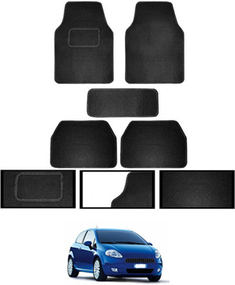 MATIES Fabric Standard Mat For  Fiat Grand Punto(Black)