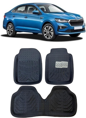 arneja trading company Polyutherine 3D Mat For  Skoda Slavia(Black)