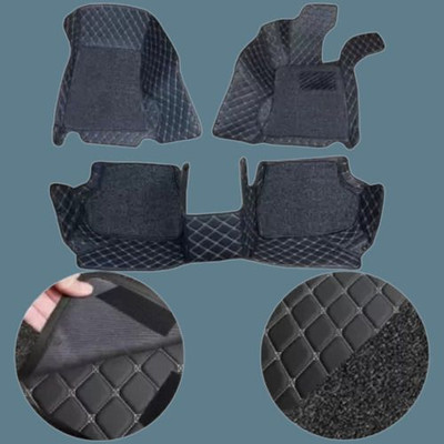 TOFIT ENTERPRISE Leatherite 7D Mat For  Mahindra XUV 500(Black)
