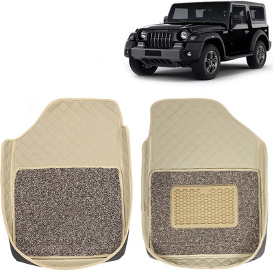 Kingsway Leatherite 7D Mat For  Mahindra Thar(Beige)