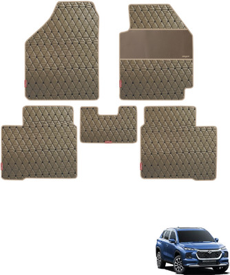 elegant Leatherite Standard Mat For  Maruti Suzuki Grand Vitara(Beige, Black)