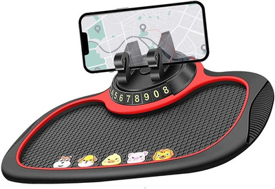ANAYA G Silicone Standard Mat For  Universal For Car(Black)