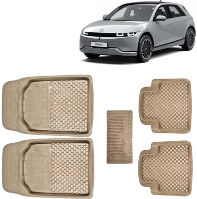 Kingsway PVC Tray Mat For  Hyundai Universal For Car(Beige)