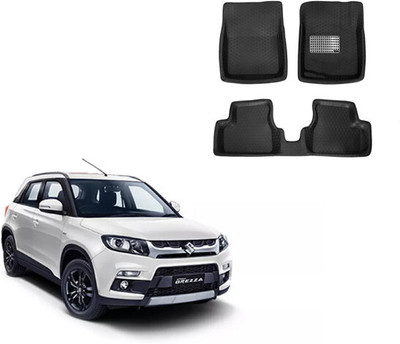 Autorepute PVC 5D Mat For  Maruti Suzuki Vitara Brezza(Black)