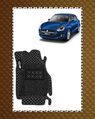 KUNTAIL A Leather 7D Mat For  Maruti Suzuki Swift(Black)