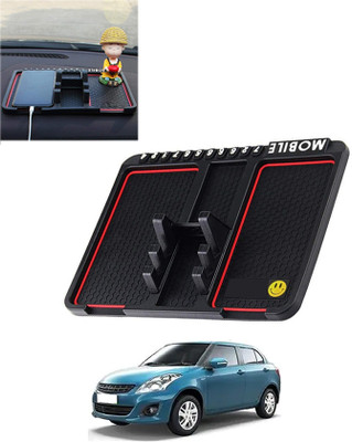 RKPSP Silicone Tray Mat For  Maruti Suzuki Swift Dzire(Black)