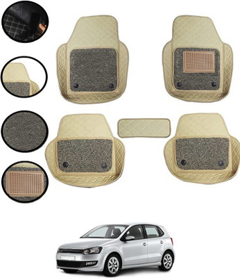 AYW Leatherite 7D Mat For  Volkswagen Polo(Beige)