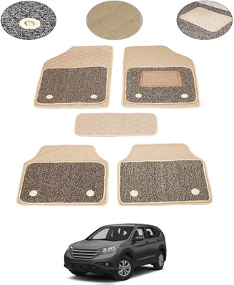 MSNP Leatherite 7D Mat For  Honda Universal For Car(Beige)