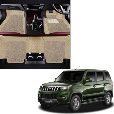 Autoclow Leatherite 7D Mat For  Mahindra Scorpio N (7 Seater)(Beige, Beige)