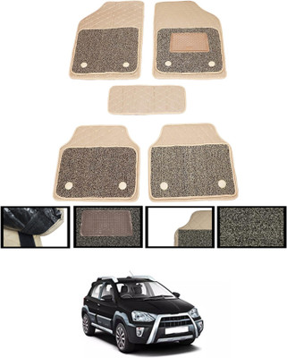 MATIES Leatherite 7D Mat For  Toyota Etios Cross(Beige)