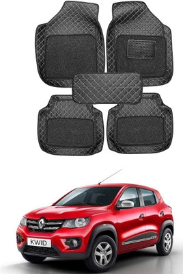 arneja trading company Leatherite 7D Mat For  Renault Kwid(Black)