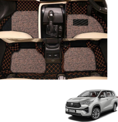 Autoclow Leatherite 7D Mat For  Toyota Innova(Beige)