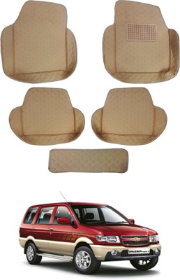 MATIES Leatherite 7D Mat For  Chevrolet Tavera(Beige)