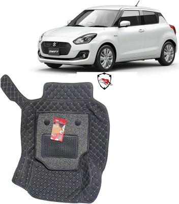 Kuntail Enter Leather 7D Mat For  Maruti Suzuki Swift(Black)