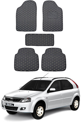MATIES Leatherite Standard Mat For  Mahindra Verito Vibe(Black)