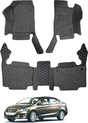 AUTOMOXCO Leather 7D Mat For  Maruti Suzuki Ciaz(Black)