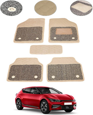 MSNP Leatherite 7D Mat For  Kia Universal For Car(Beige)