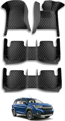 MATIES Leatherite 7D Mat For  Maruti Suzuki XL6(Black)