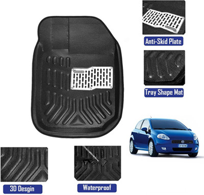 MATIES Plastic 3D Mat For  Grand Punto(Black)