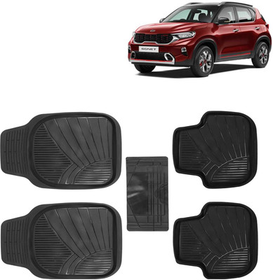 Kingsway PVC Tray Mat For  Kia Sonet(Black)