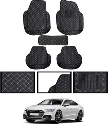 monolive Leatherite Tray Mat For  Audi S7(Black)