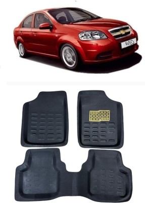 ARNEJA Polyutherine 3D Mat For  Chevrolet Aveo(Black)