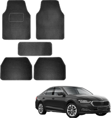 INSURE AUTOMOTIVE Vinyl Standard Mat For  Skoda Octavia(Black)