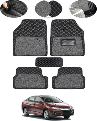 MSNP Leatherite 7D Mat For  Honda Universal For Car(Black)