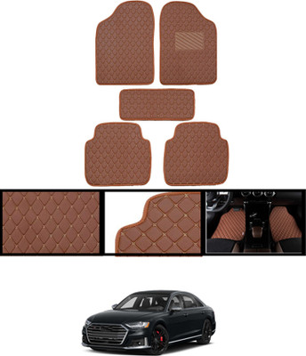 MSNP Leatherite Standard Mat For  Audi S8(Brown)