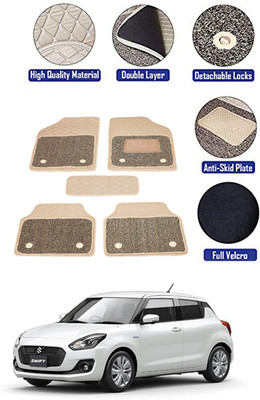 MATIES PVC 7D Mat For  Hyundai New Swift(Beige)