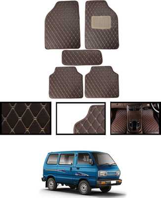MSNP Leatherite Standard Mat For  Maruti Suzuki Omni(Brown)