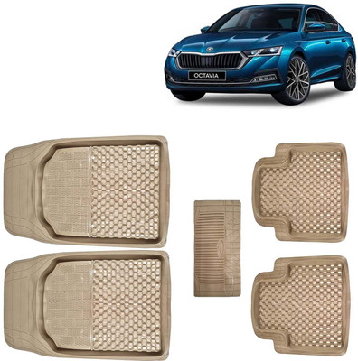 Kingsway PVC Tray Mat For  Skoda Octavia(Beige)