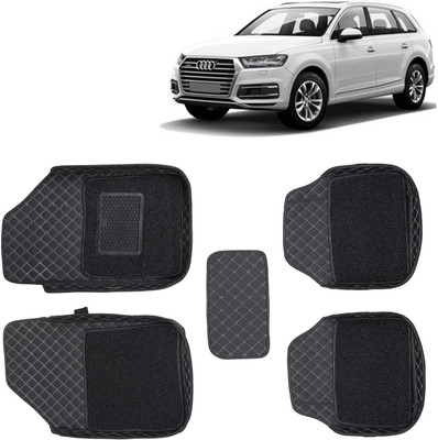 Kingsway Leatherite 7D Mat For  Audi Q7(Black)