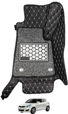 Euro Care Leatherite 7D Mat For  Maruti Swift(Black)