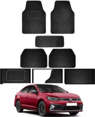 MATIES Fabric Standard Mat For  Volkswagen Virtus(Black)