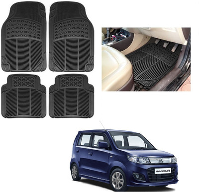 ROSHNEER ENTERPRISES Rubber Standard Mat For  Maruti WagonR(Black)