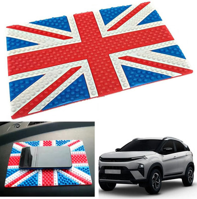 PEEPS STORE Rubber Tray Mat For  Tata Nexon(Red, Blue)