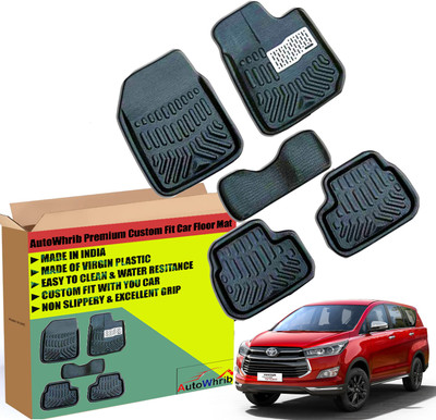 Autowhrib Plastic 3D Mat For  Toyota Innova Crysta(Black)