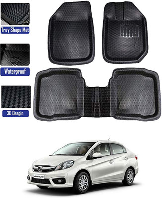 MATIES Plastic Tray Mat For  Honda Amaze(Black)