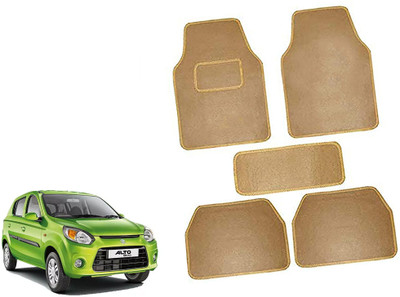 AUTO PEARL Polyester Standard Mat For  Maruti Alto 800(Beige)
