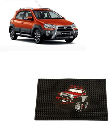 Arnejaa Rubber Standard Mat For  Toyota Etios Cross(Black)