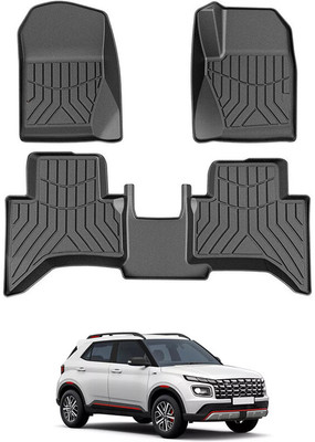 RKPSP PVC Tray Mat For  Hyundai Universal For Car(Black)