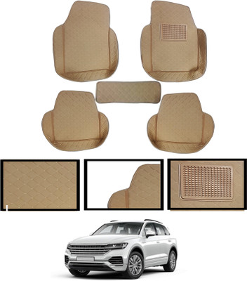 AYW Leatherite 7D Mat For  Volkswagen Touareg(Beige)