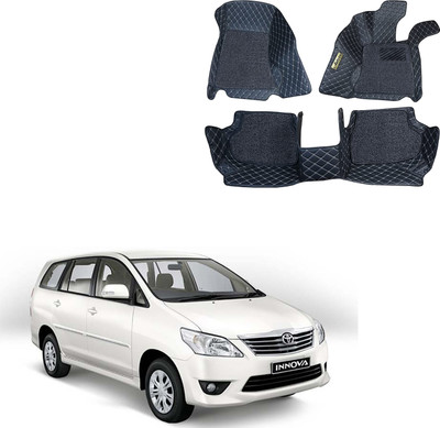 Autozing Leatherite 7D Mat For  Toyota Innova(Black)